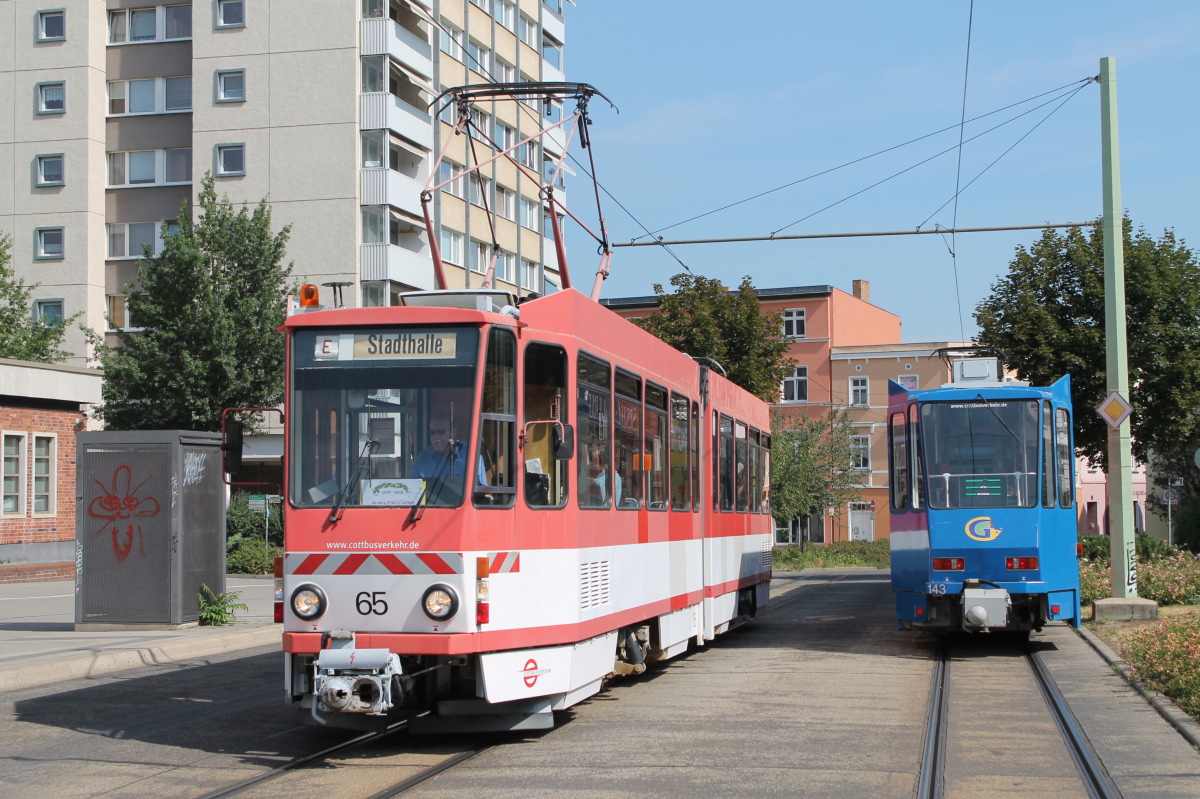 Котбус, Tatra KT4D № 65; Котбус — Юбилей: 40 лет трамвайным вагонам Татра КТ4Д в Котбусе (20.07.2019)