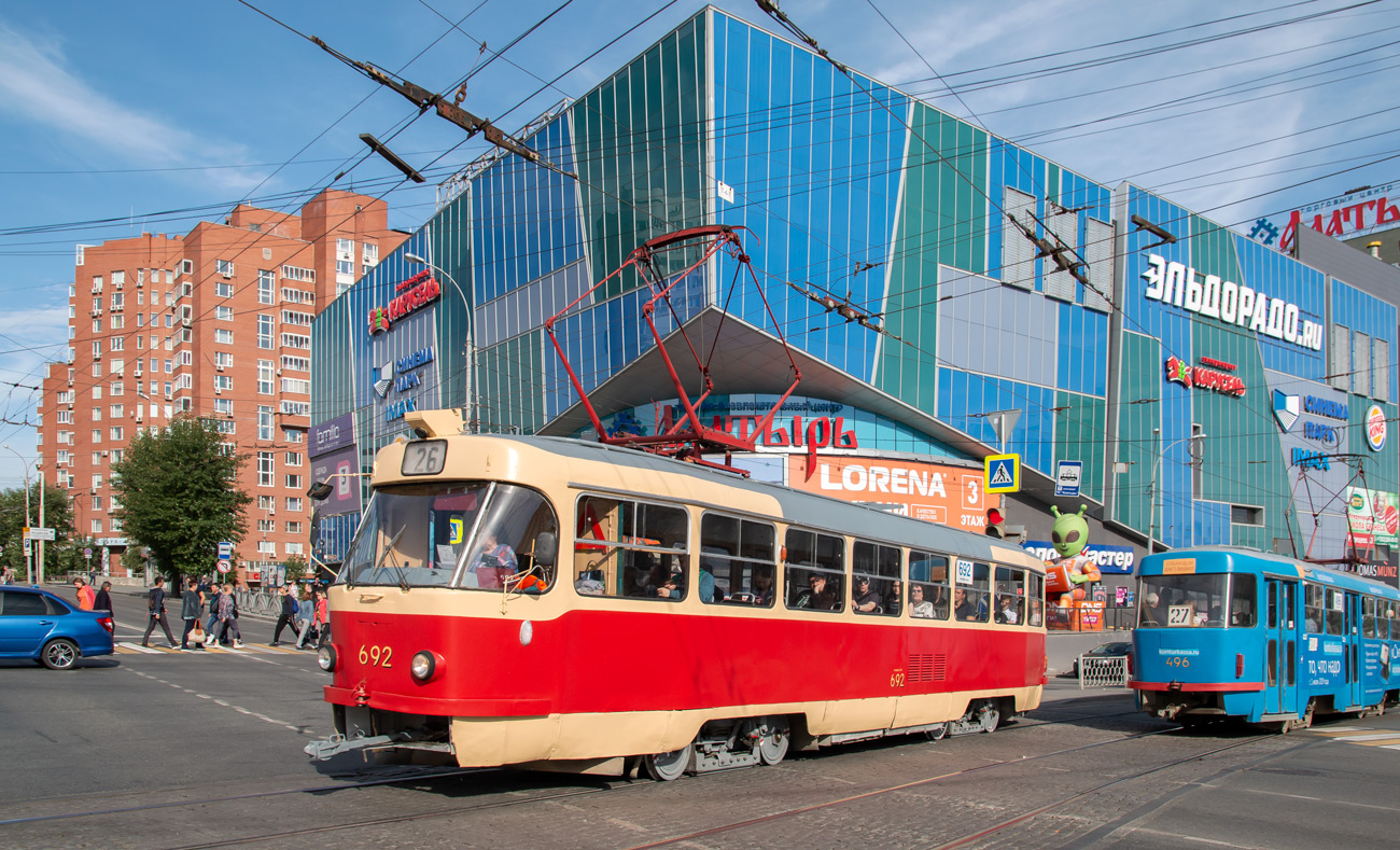 Екатеринбург, Tatra T3SU № 692