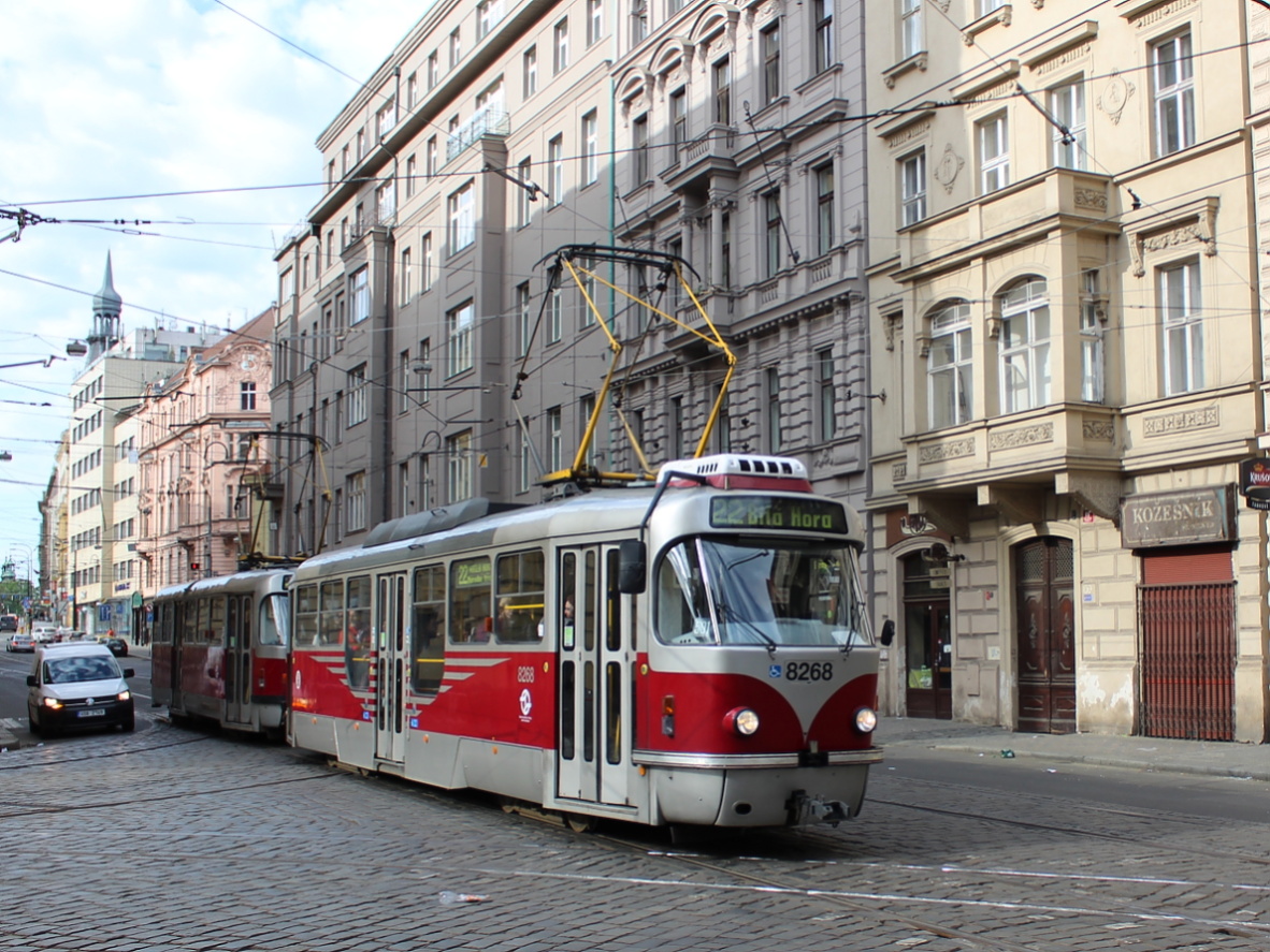 Прага, Tatra T3R.PLF № 8268