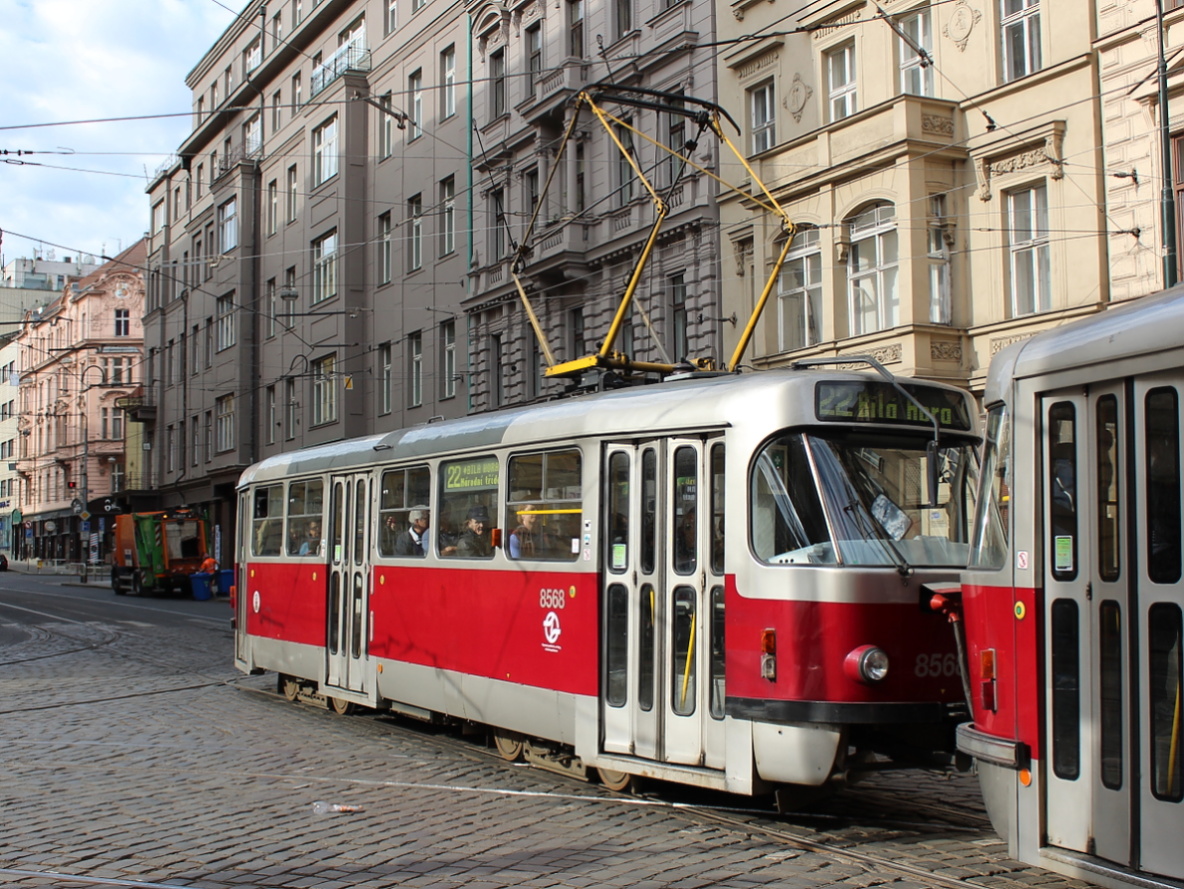 Прага, Tatra T3R.P № 8568