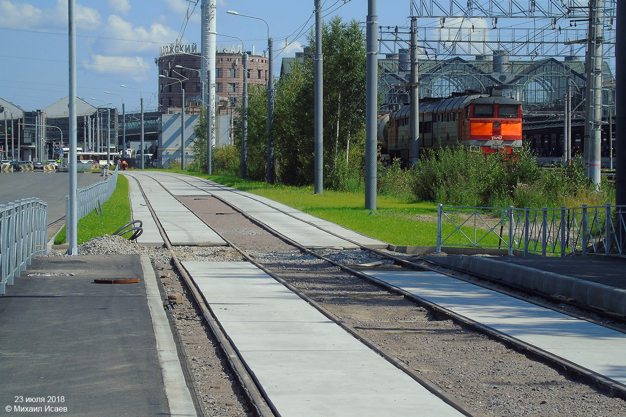 聖彼德斯堡 — Tram lines construction