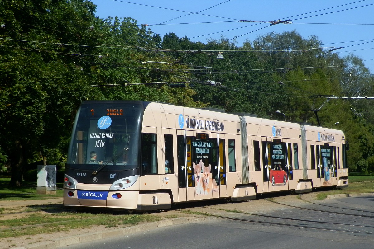 Рига, Škoda 15T ForCity Alfa Riga № 57158