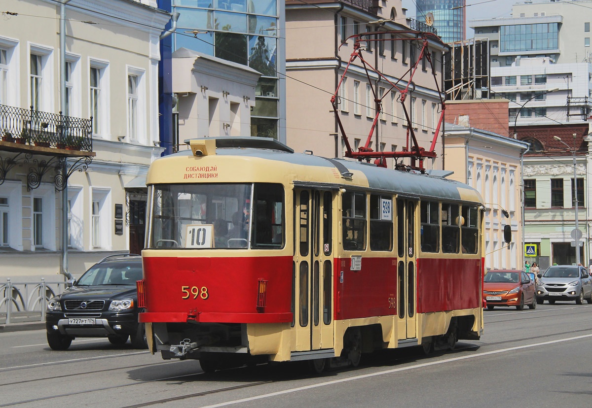 Екатеринбург, Tatra T3SU № 598