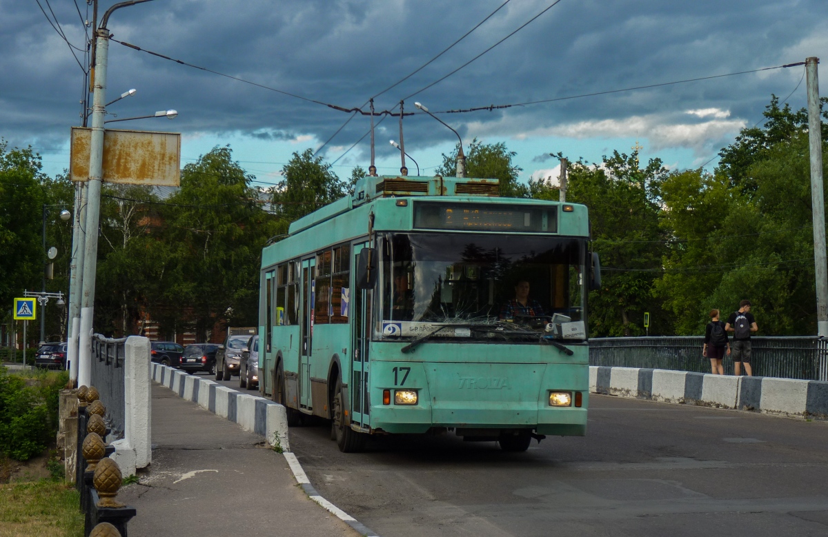 Тверь, Тролза-5275.05 «Оптима» № 17; Тверь — Последние годы тверского троллейбуса (2019 — 2020 гг.)