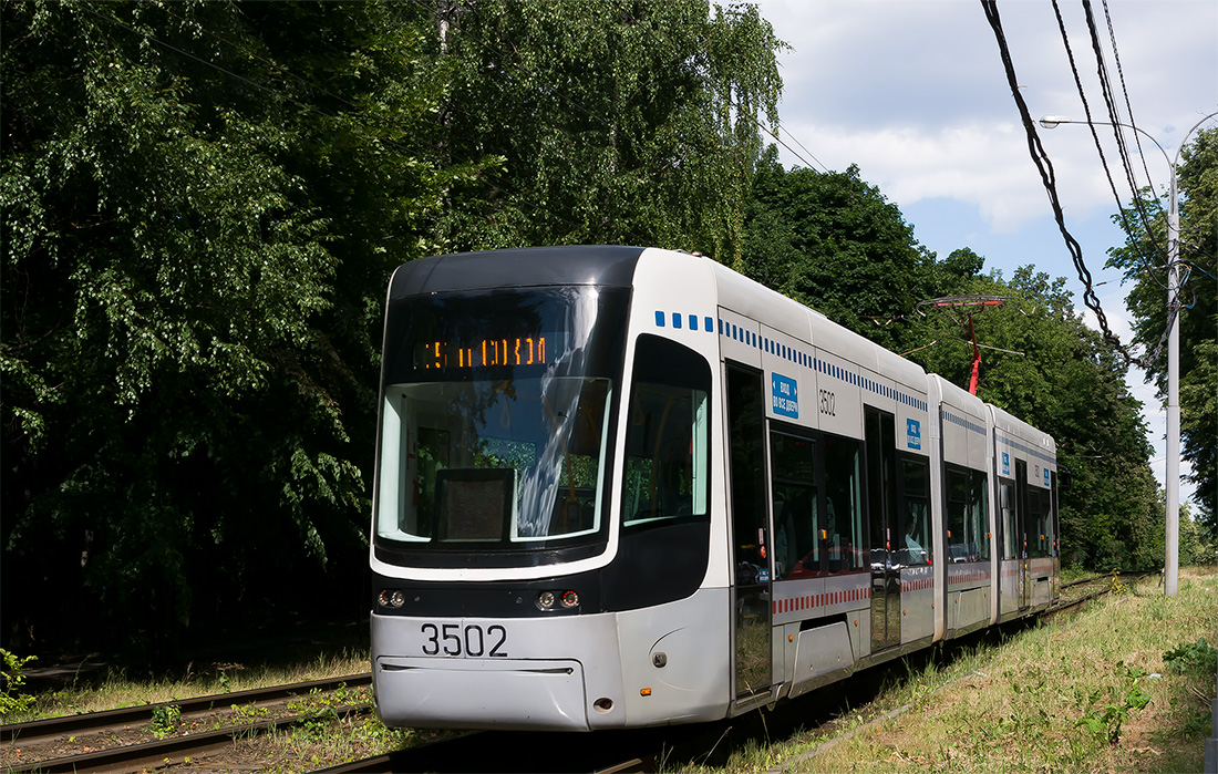 Москва, 71-414 (Pesa Fokstrot) № 3502