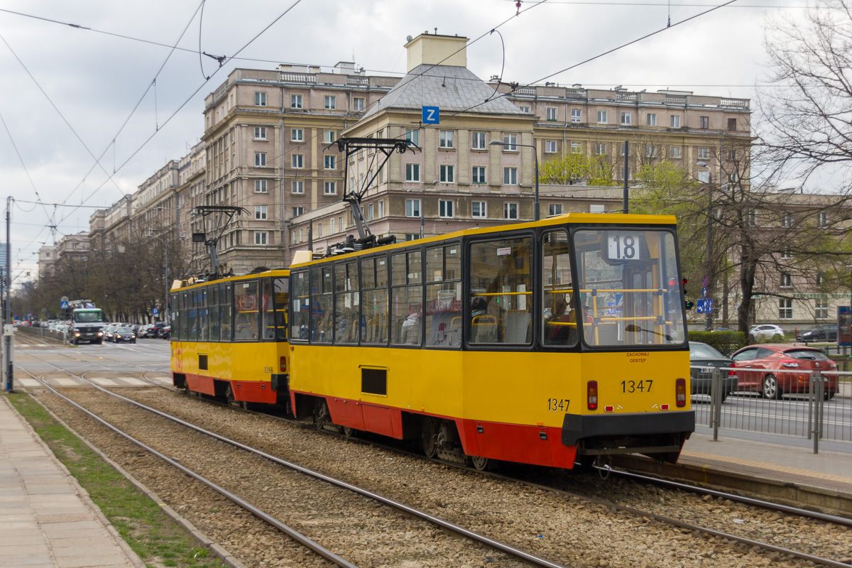 Варшава, Konstal 105Na № 1347
