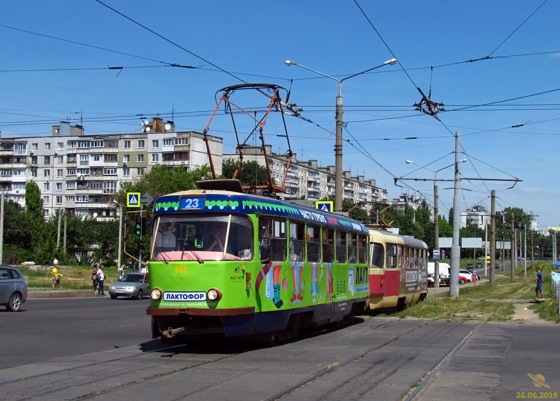 Харьков, Tatra T3SU № 665