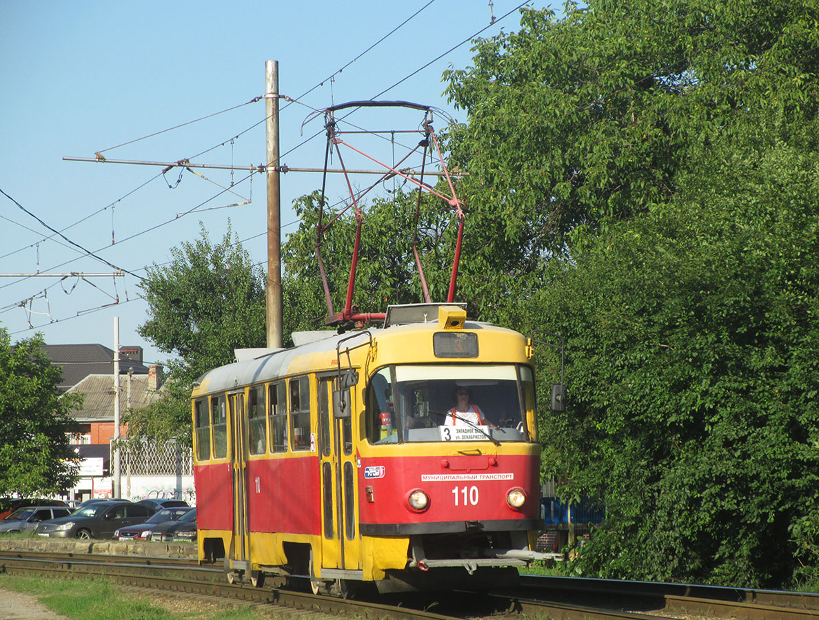 Краснодар, Tatra T3SU № 110