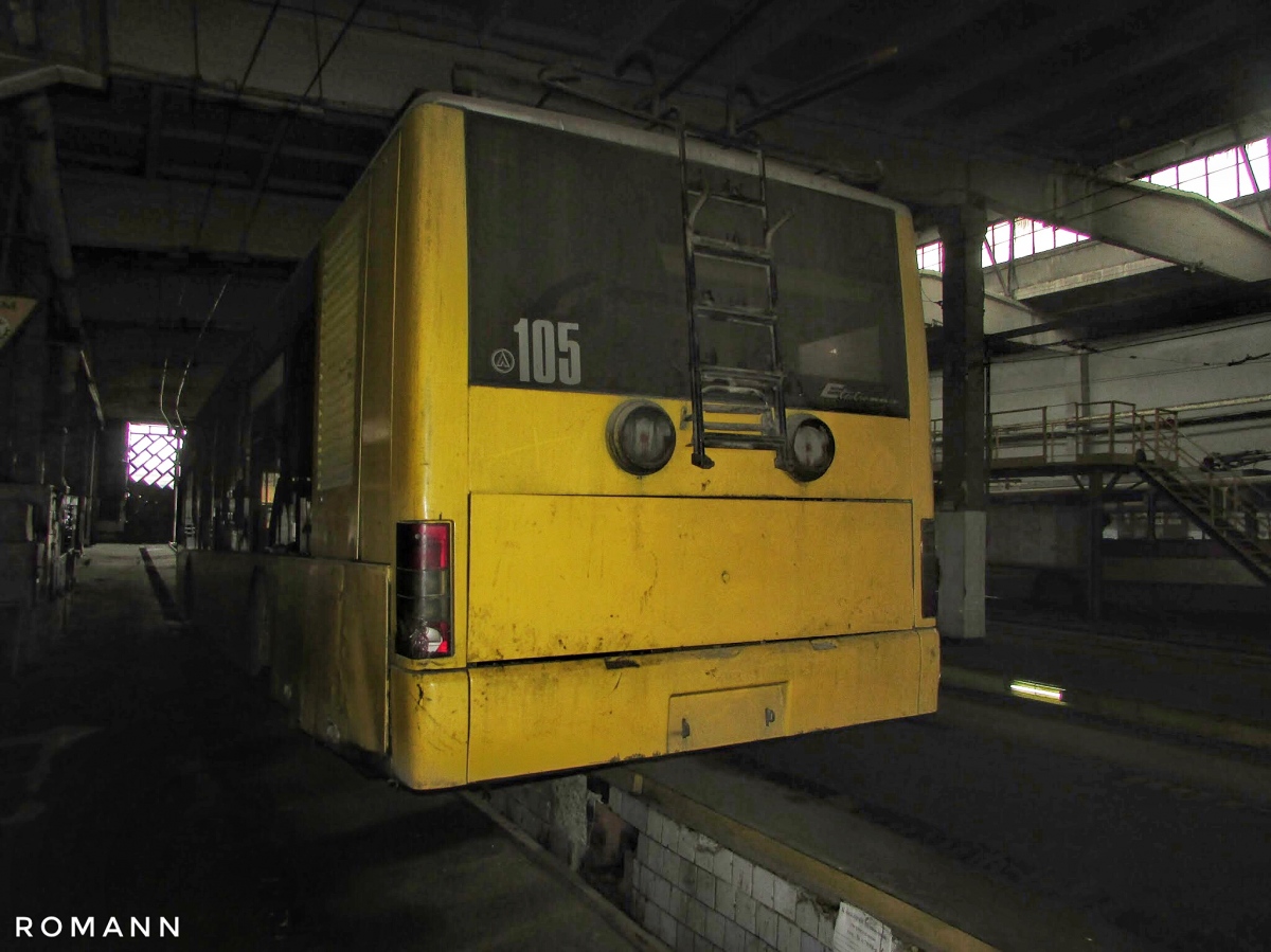Львов, ЛАЗ E183D1 № 105