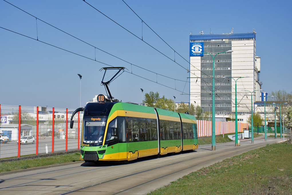 Poznań, Modertrans Moderus Gamma LF 02 AC — 606 Poznań, Modertrans Moderus Gamma LF 02 AC — 606