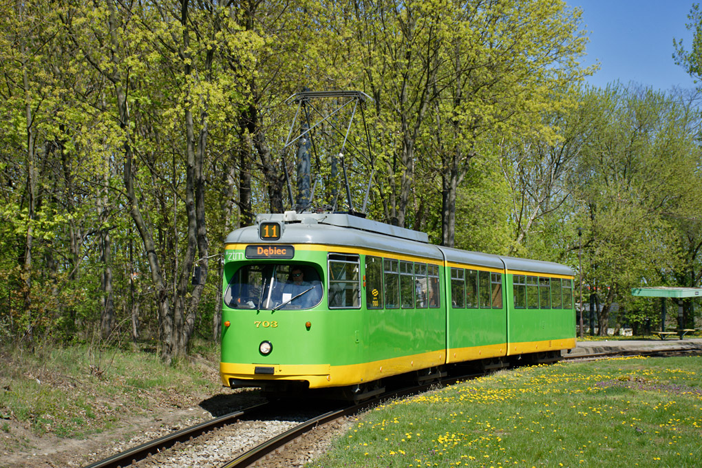 Познань, Duewag GT8 № 703