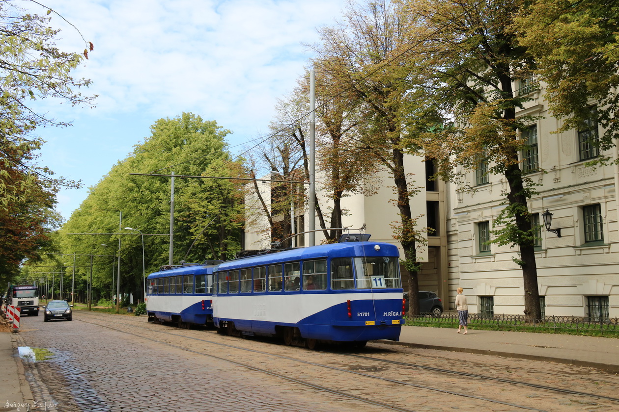 Рига, Tatra T3A № 51701