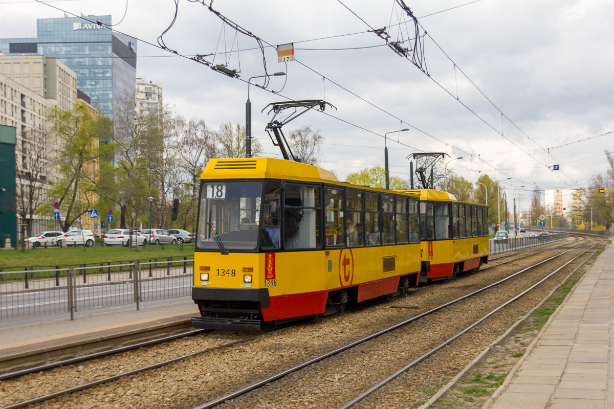 Варшава, Konstal 105Na № 1348