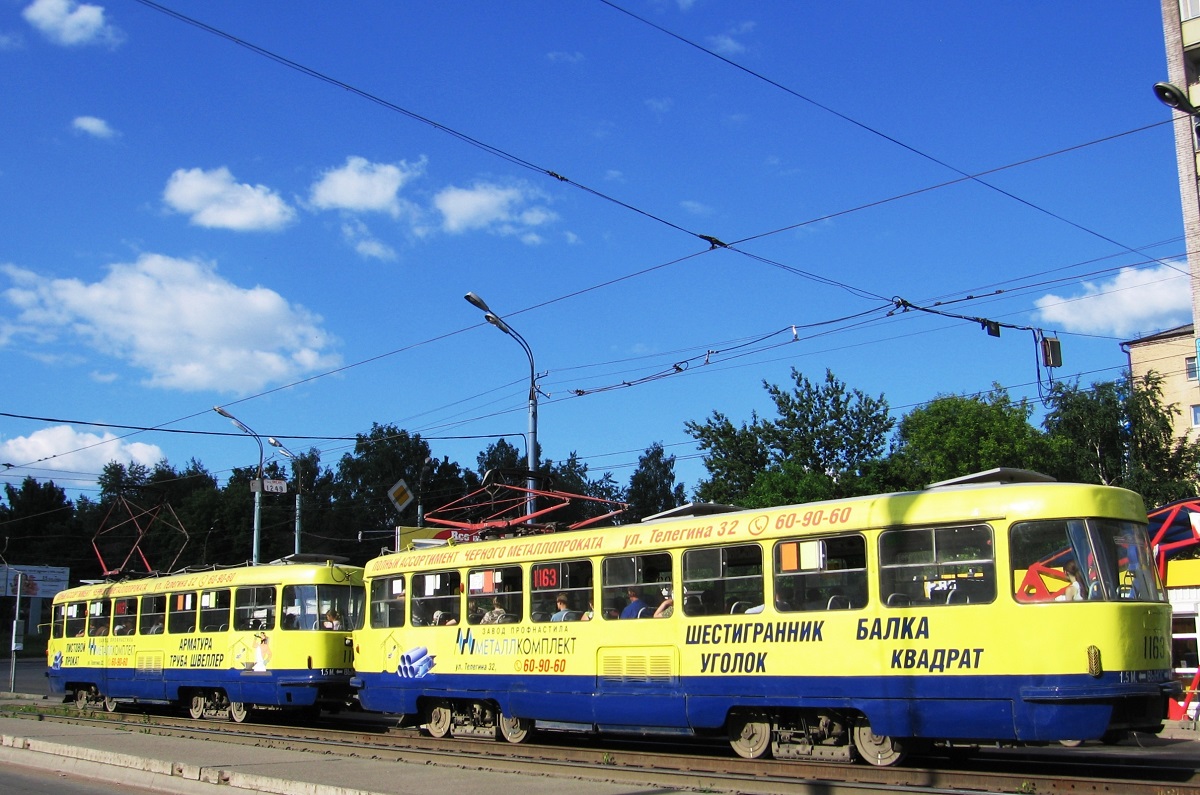 Ижевск, Tatra T3SU (двухдверная) № 1163