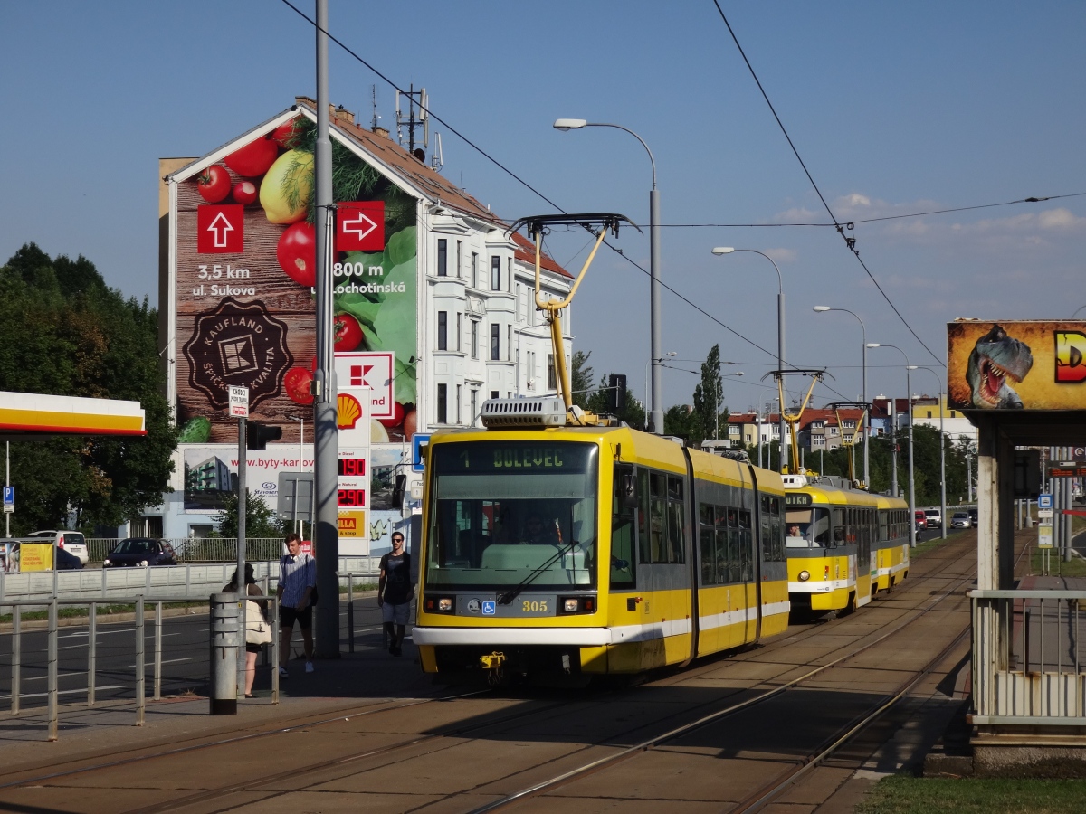 Пльзень, Škoda 03T3 Astra № 305