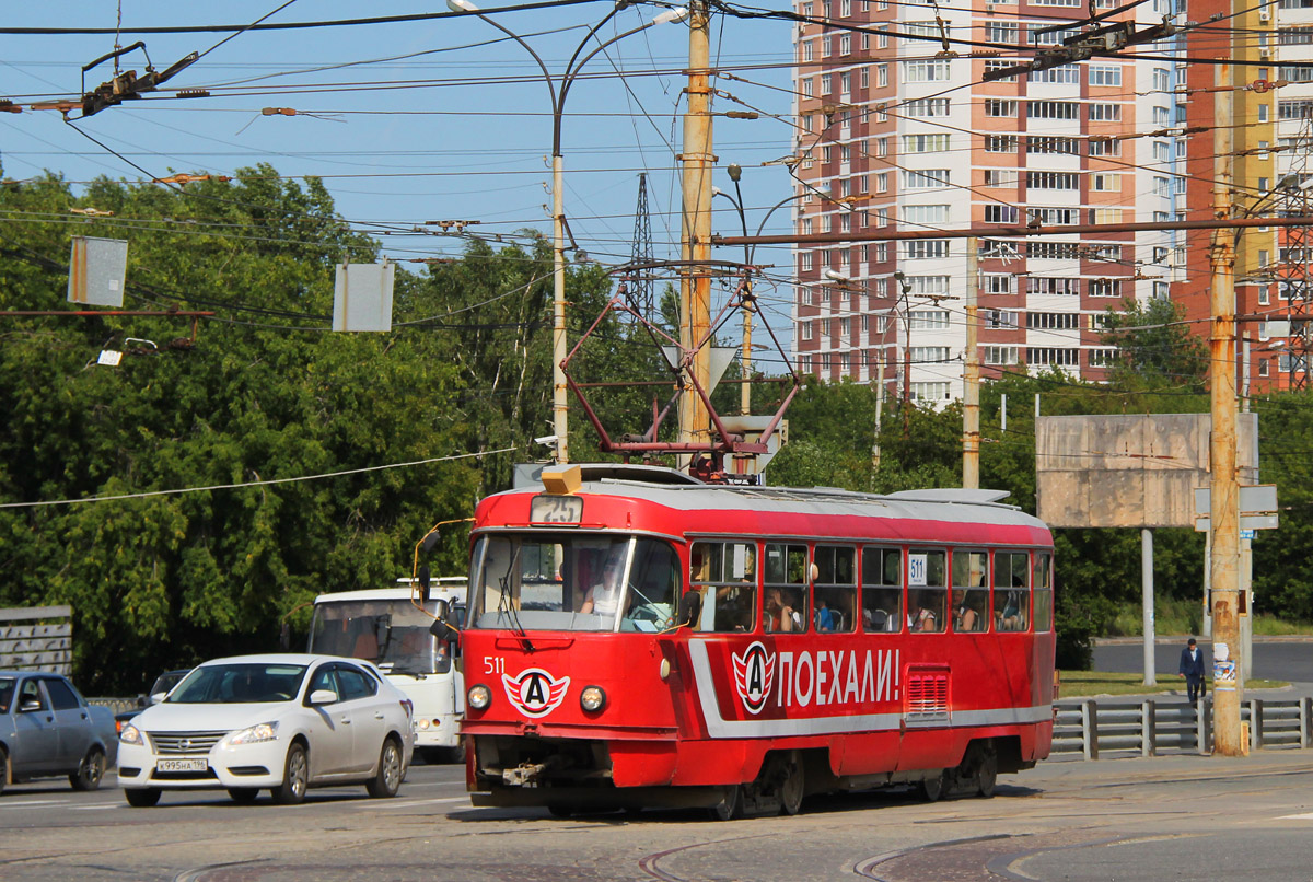 Екатеринбург, Tatra T3SU (двухдверная) № 511