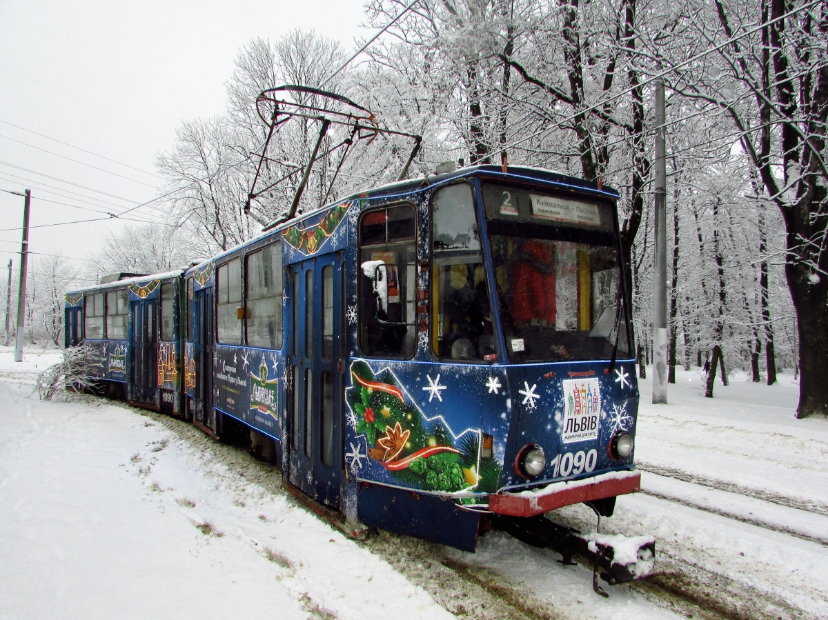 Львов, Tatra KT4SU № 1090 Львов, Tatra KT4SU № 1090