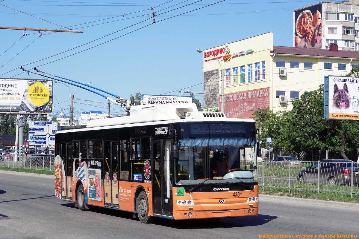Krimas trolejbuss, Bogdan T70110 № 4331
