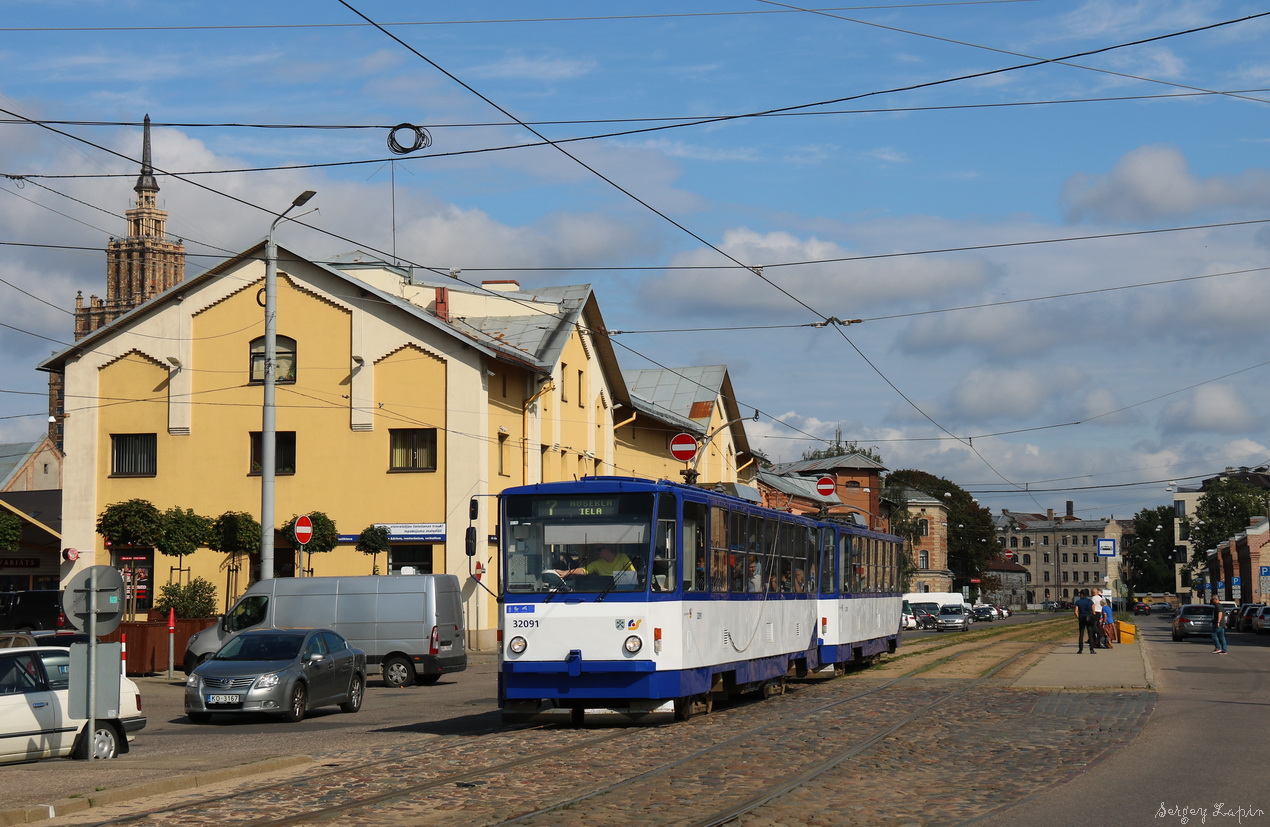 Рига, Tatra T6B5SU № 32091
