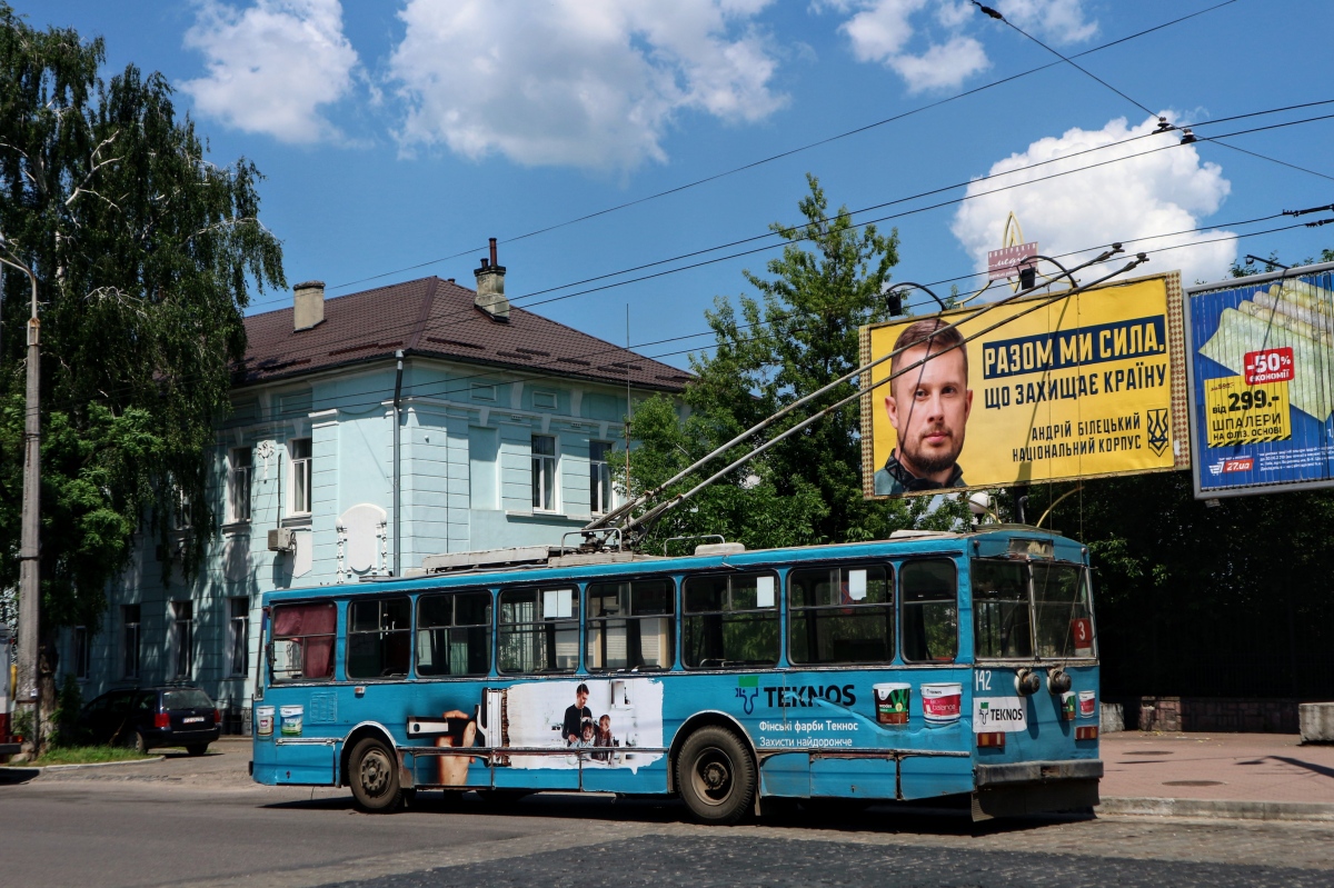 Ивано-Франковск, Škoda 14Tr02/6 № 142