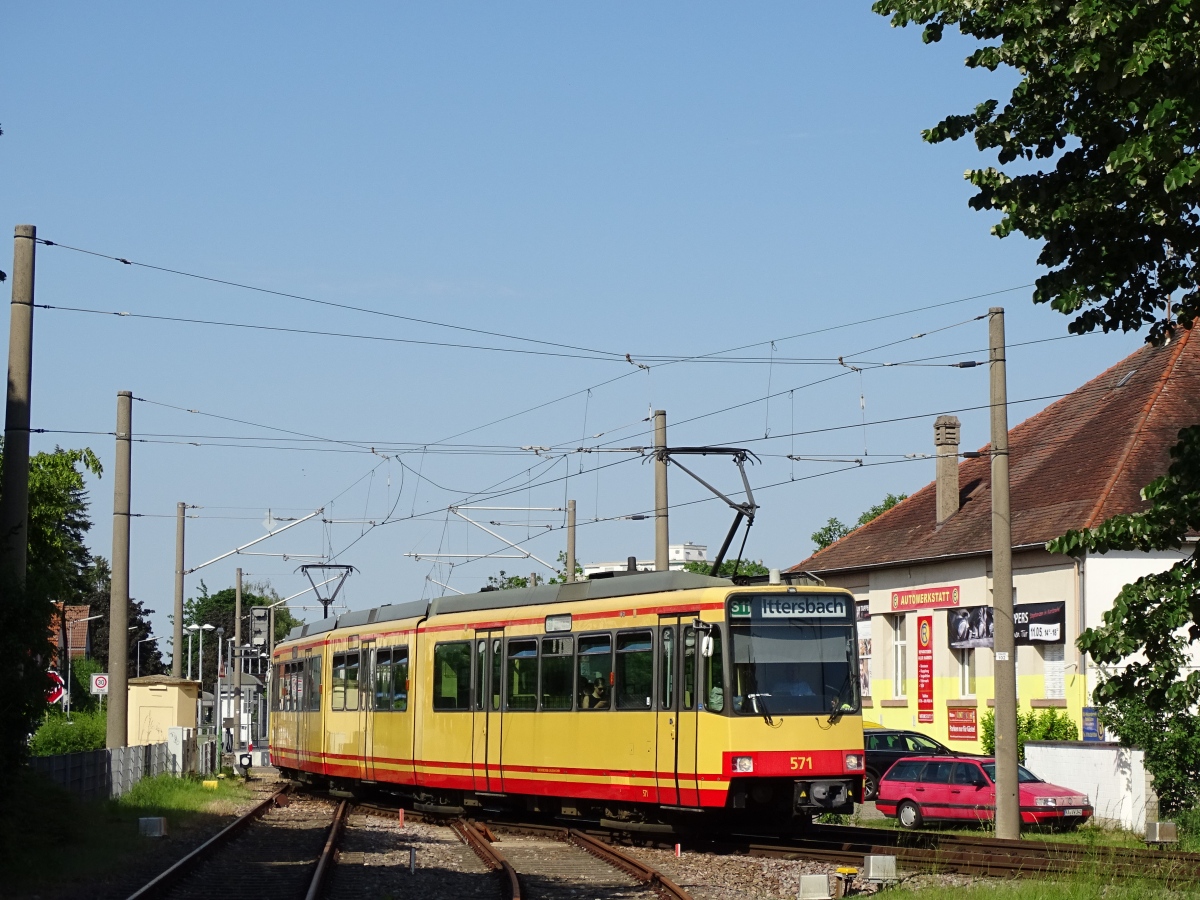 Карлсруэ, Duewag GT8-80C № 571