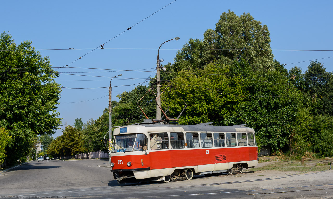 Каменское, Tatra T3 № 651