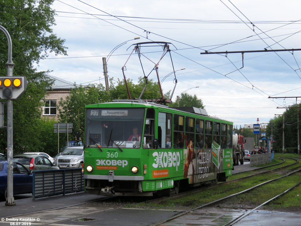 Екатеринбург, Tatra T6B5SU № 360