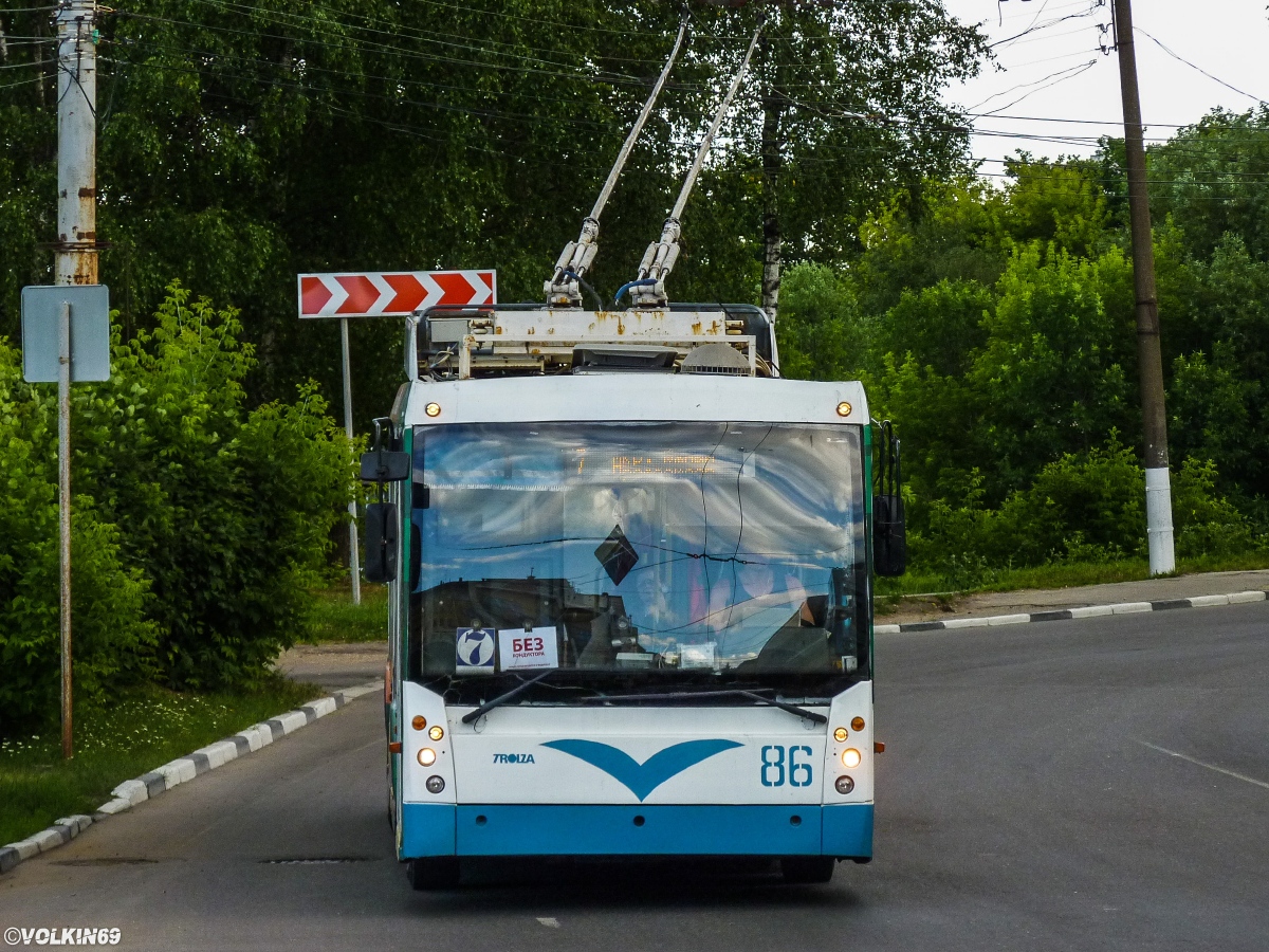 Тверь, Тролза-5265.00 «Мегаполис» № 86; Тверь — Последние годы тверского троллейбуса (2019 — 2020 гг.)