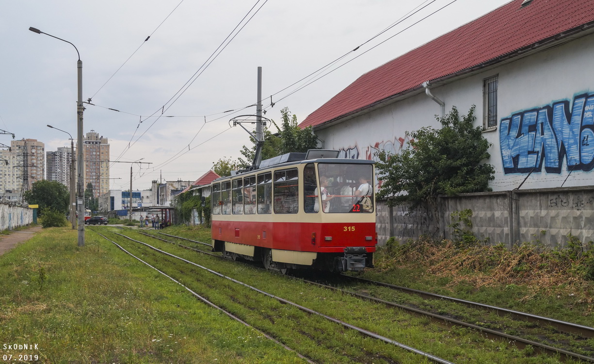 Киев, Tatra T6A5 № 315