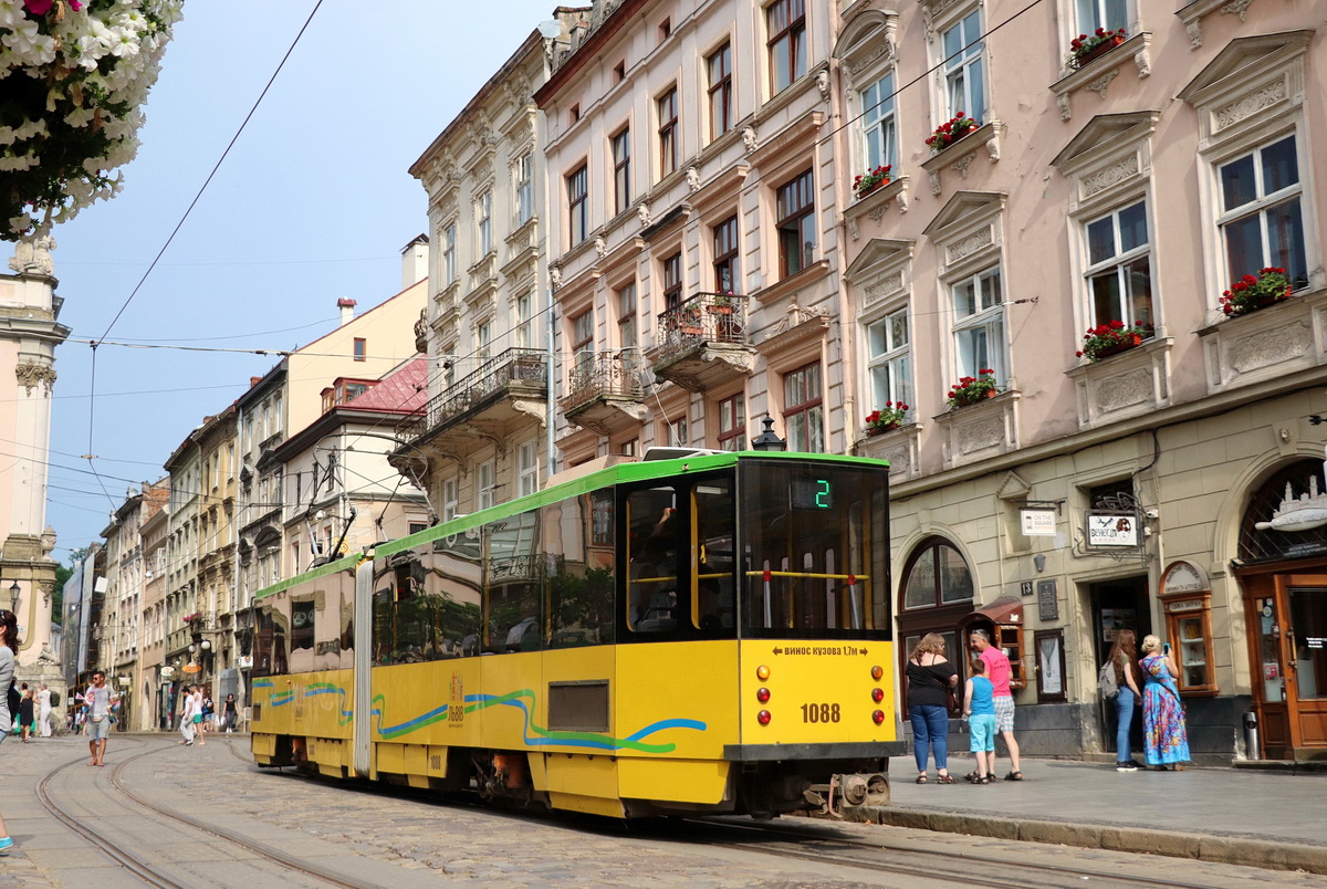 Львов, Tatra KT4SU № 1088
