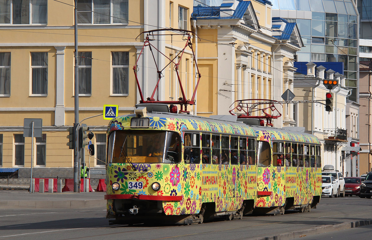 Екатеринбург, Tatra T3SU № 349