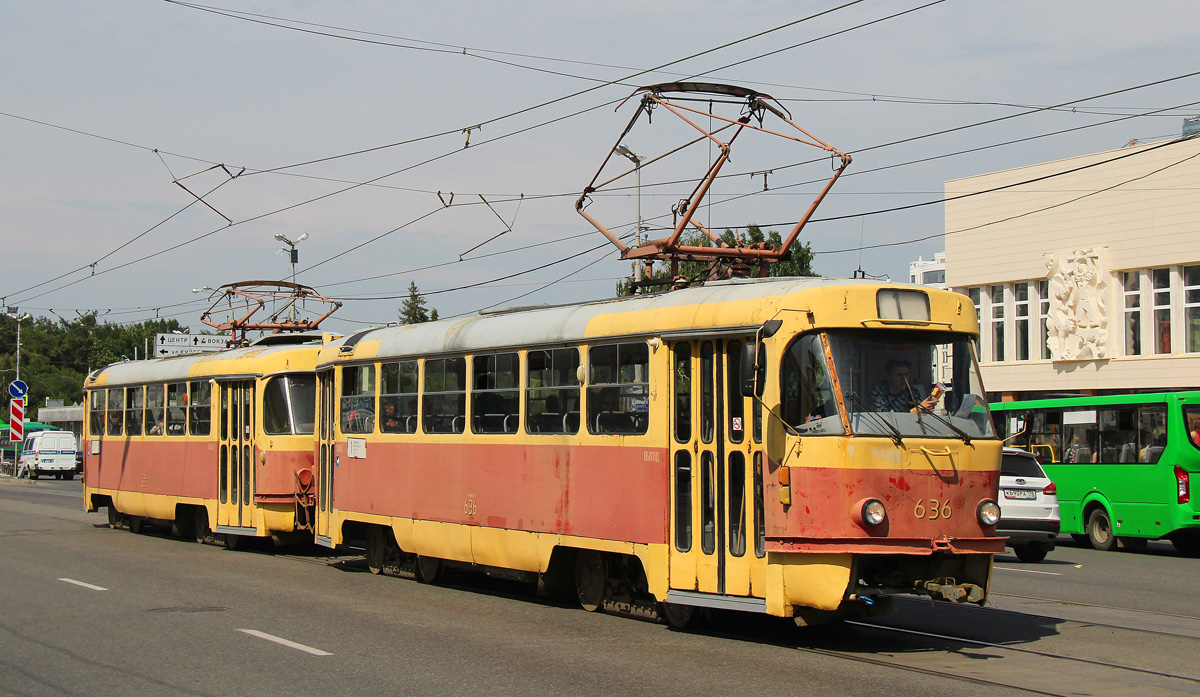 Jekatyerinburg, Tatra T3SU (2-door) — 636