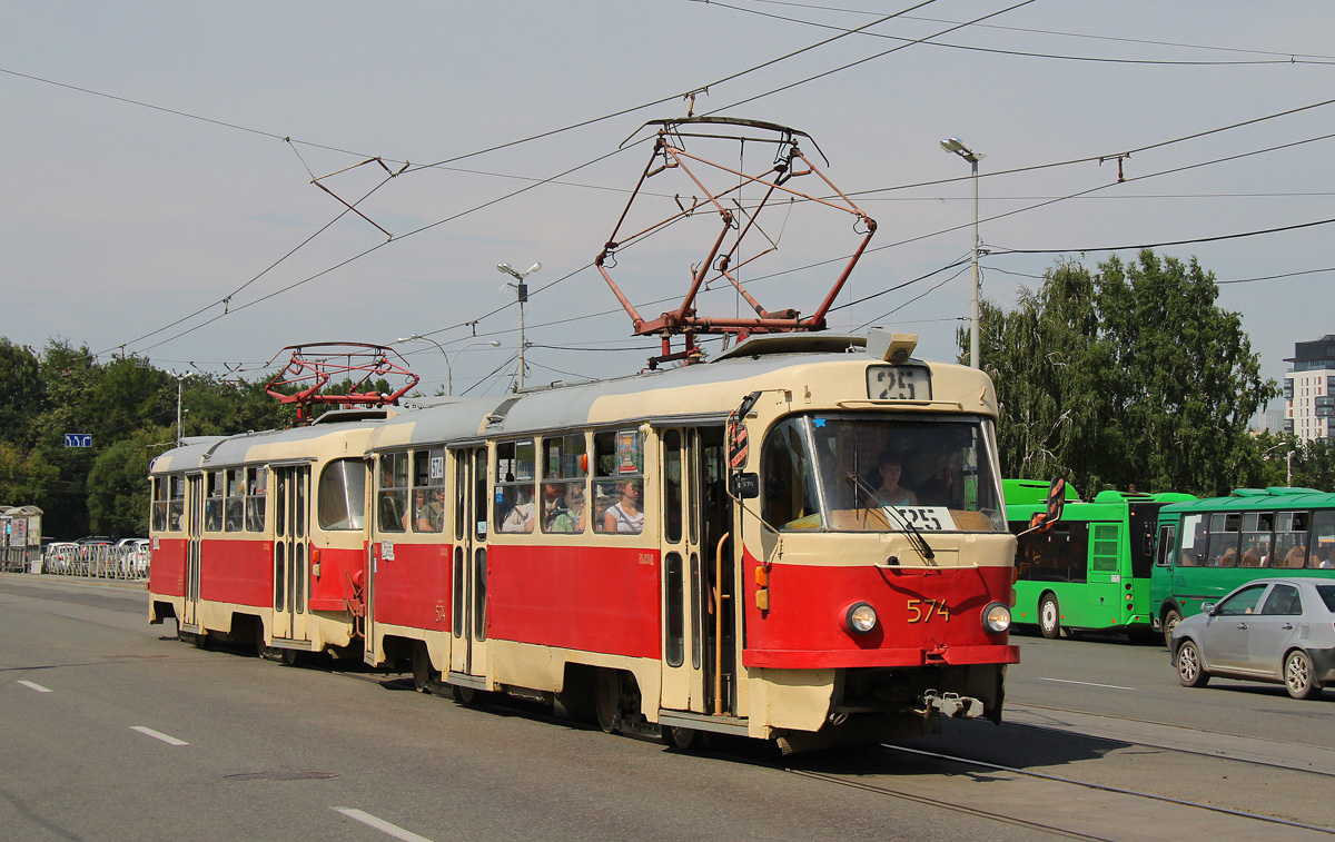 叶卡捷琳堡, Tatra T3SU # 574