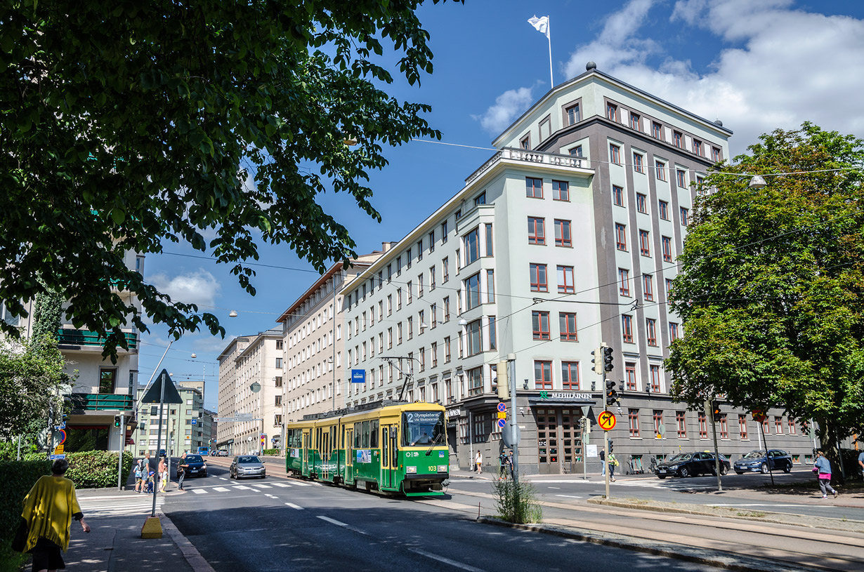 Хельсинки — Эспоо, Valmet MLNRV2 № 103