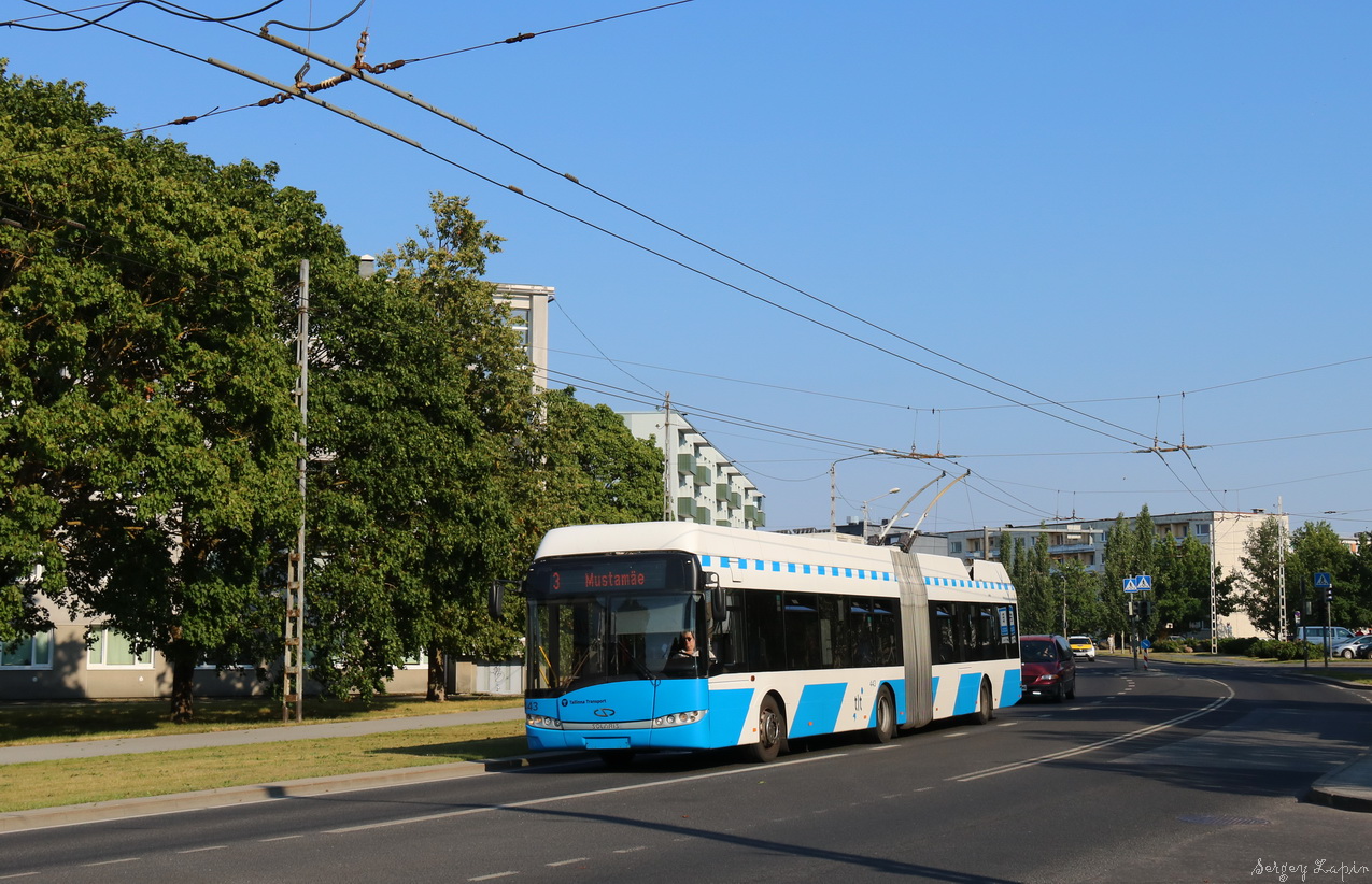 Таллин, Solaris Trollino III 18 AC № 443