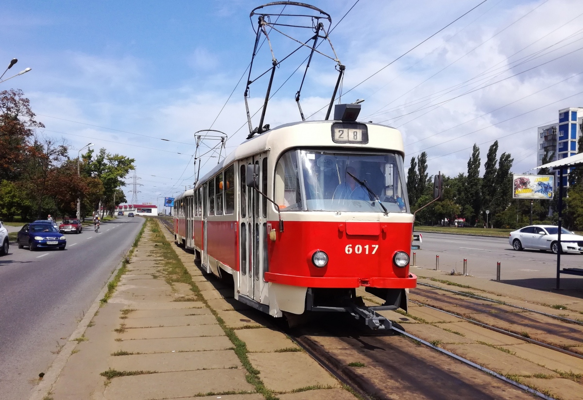 Киев, Tatra T3SU № 6017