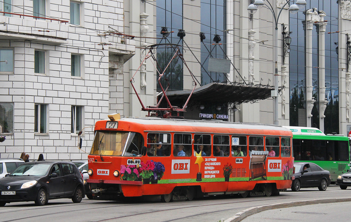 Jekatyerinburg, Tatra T3SU — 597