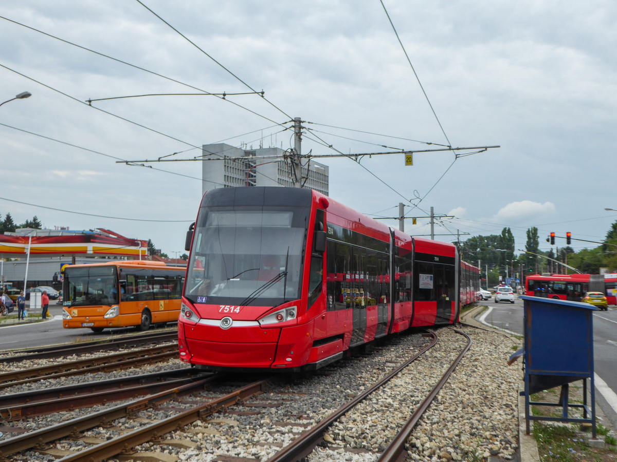 Братислава, Škoda 30T ForCity Plus № 7514