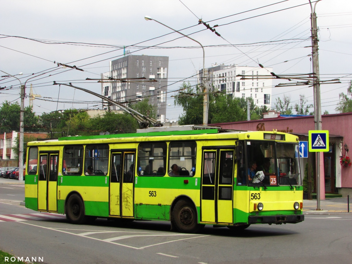 Львов, Škoda 14Tr89/6 № 563