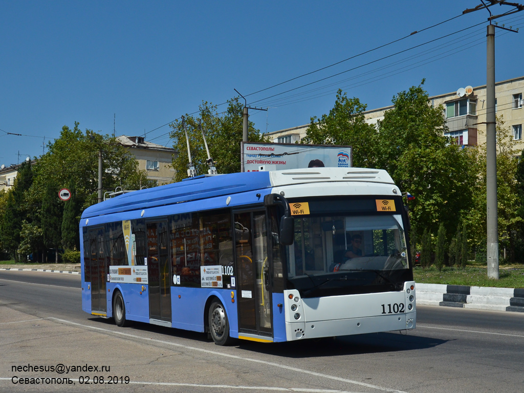 Sevastopol, Trolza-5265.03 “Megapolis” Nr. 1102