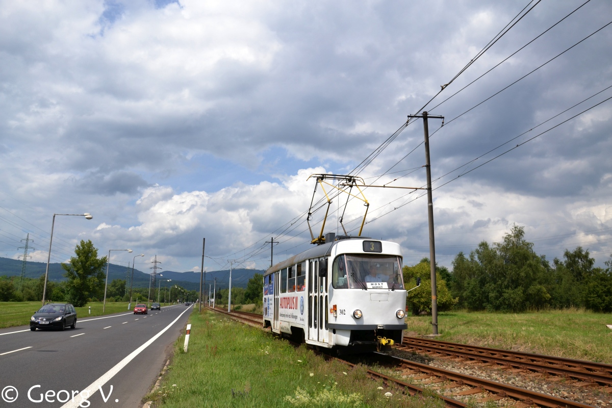 Мост ― Литвинов, Tatra T3M.3 № 302