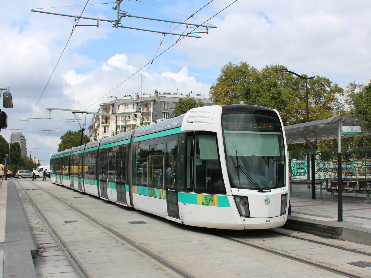 Париж -  Версаль -  Ивелин, Alstom Citadis 402 № 342