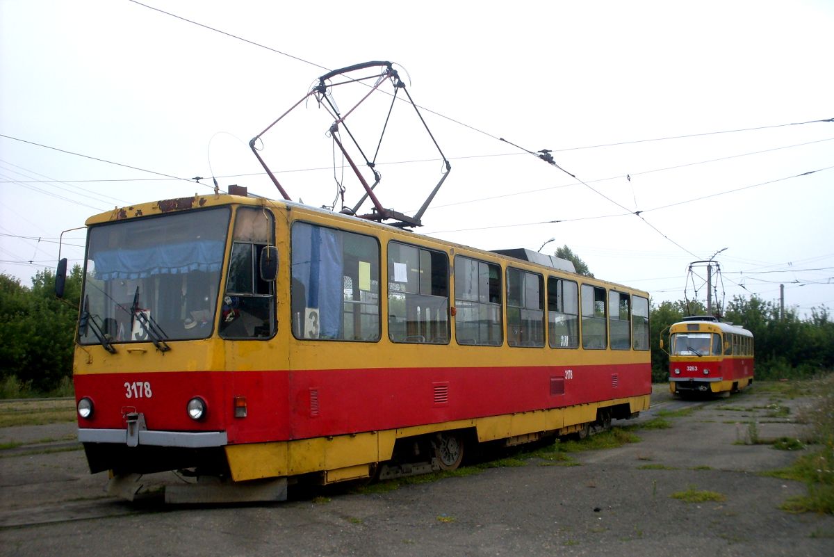 Барнаул, Tatra T6B5SU № 3178; Барнаул, Tatra T3SU № 3263
