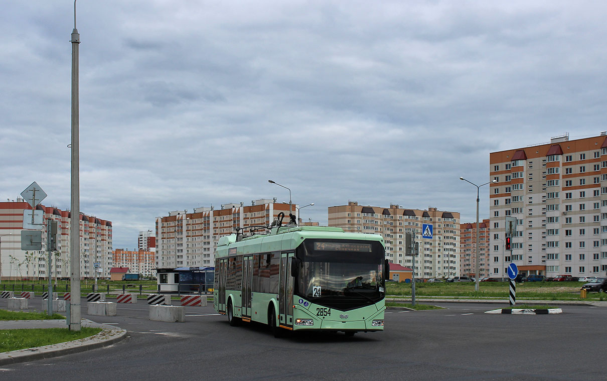 Homiel, BKM 32100D Nr. 2854; Homiel — Traffic on sections using autonomous running