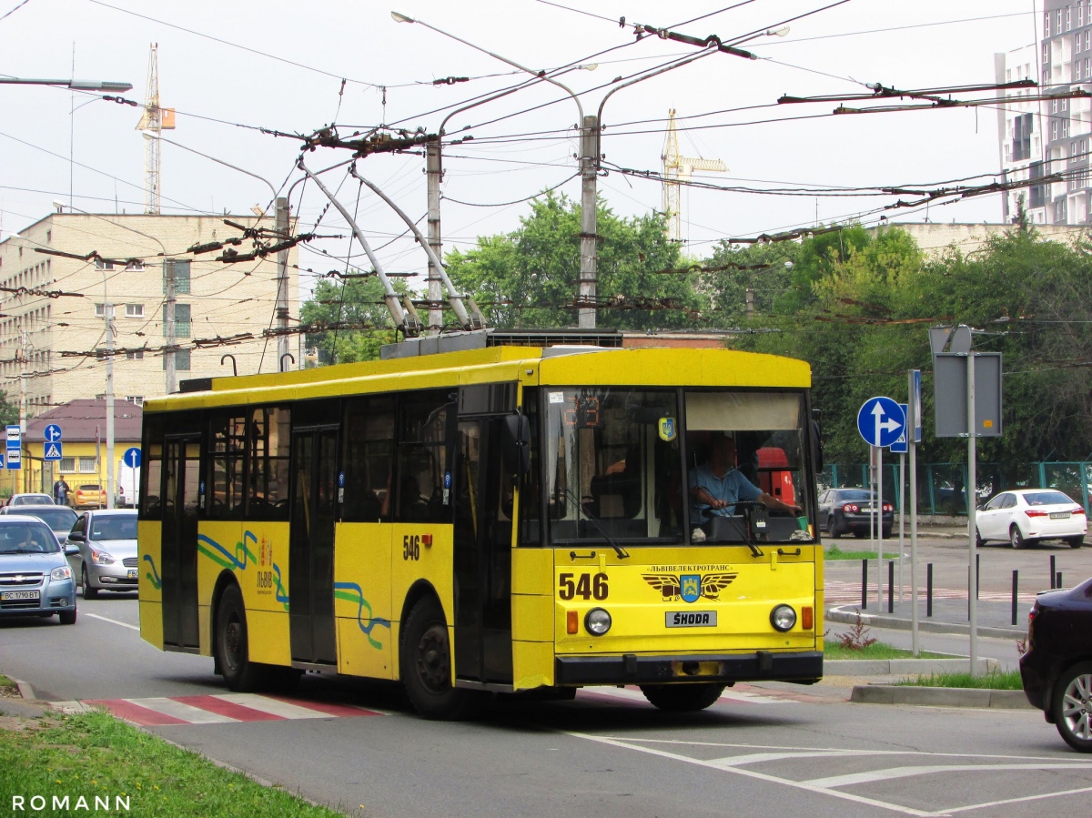 Львов, Škoda 14Tr89/6 № 546
