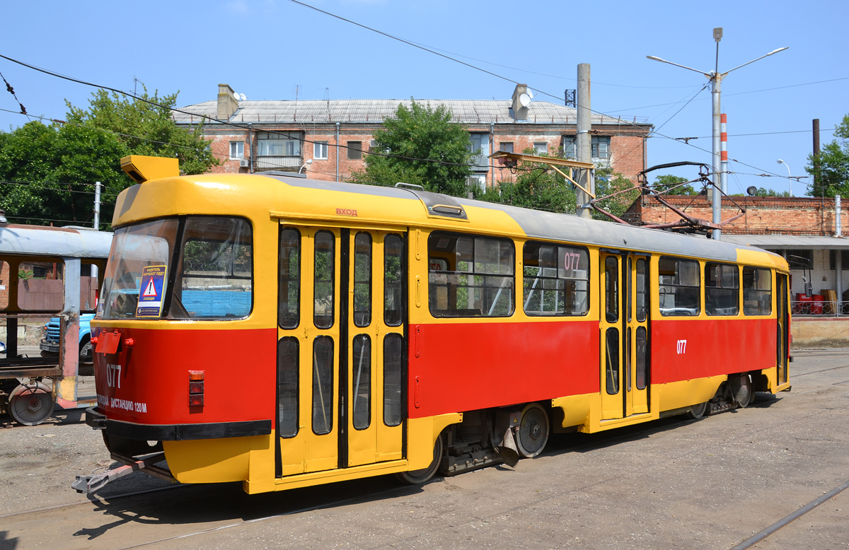 Краснодар, Tatra T3SU № 077