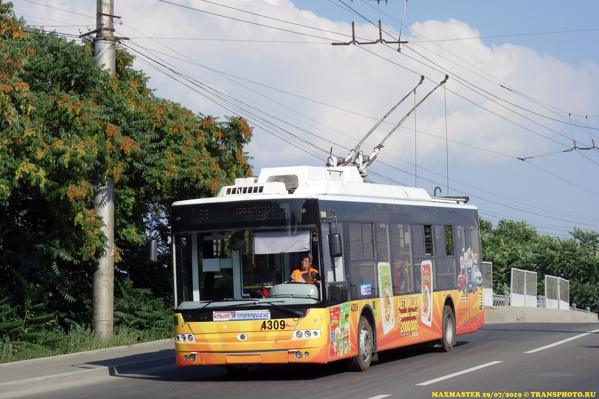 Крымский троллейбус, Богдан Т70110 № 4309