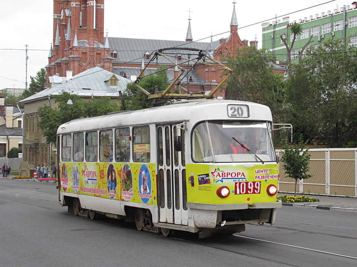 Самара, Tatra T3SU (двухдверная) № 1099