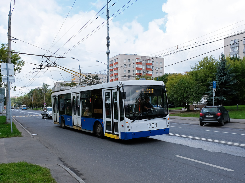 Москва, Тролза-5265.00 «Мегаполис» № 1758