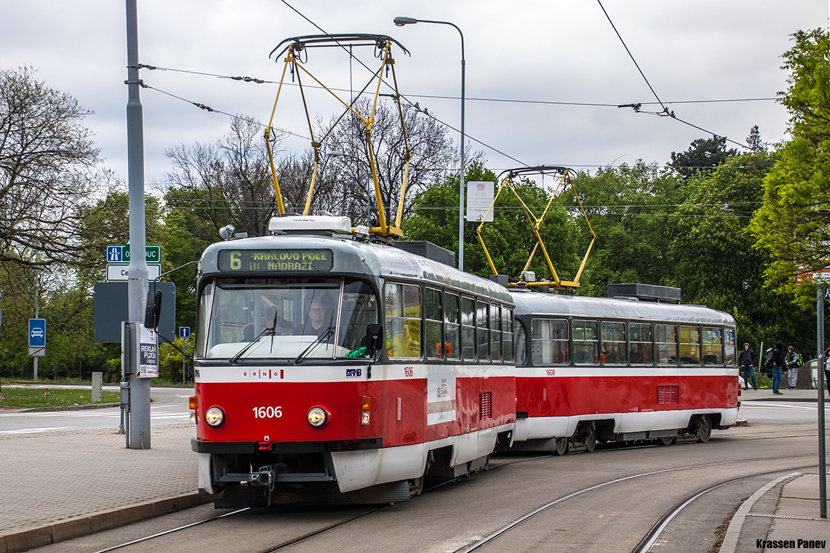 Brno, Tatra T3G Nr. 1606